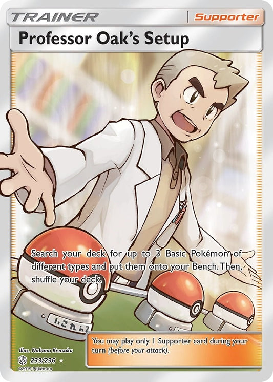Professor Oak's Setup (Full Art) (233/236) (SM12)