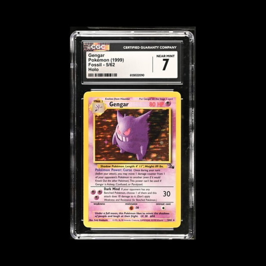 Pokemon Slab Gengar 5 Holo CGC 7 NM 1999