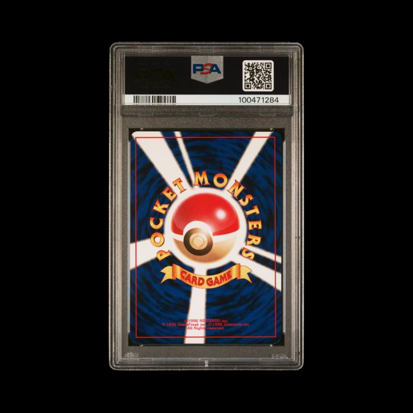 Pokemon JP Slab Raichu Bulbasaur Deck 3 PSA 9 MINT 1999