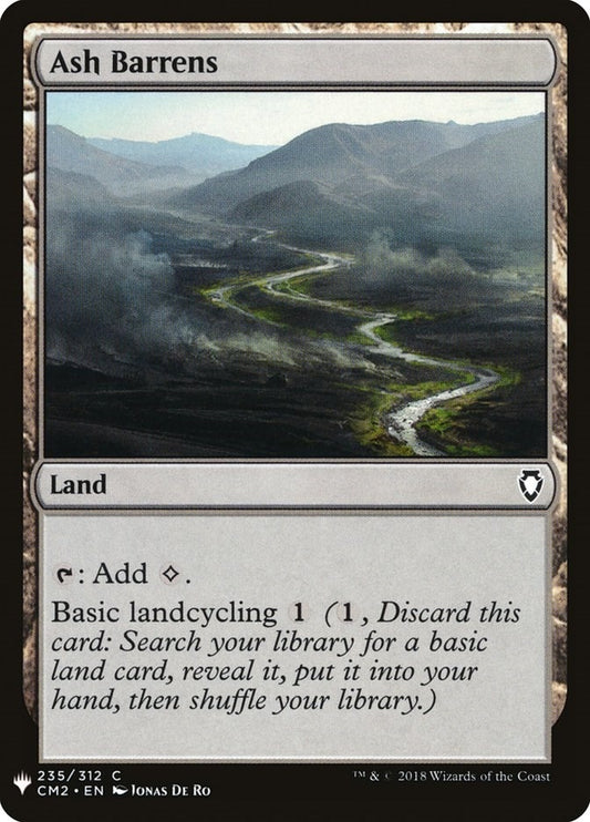 Ash Barrens (235) (LIST)