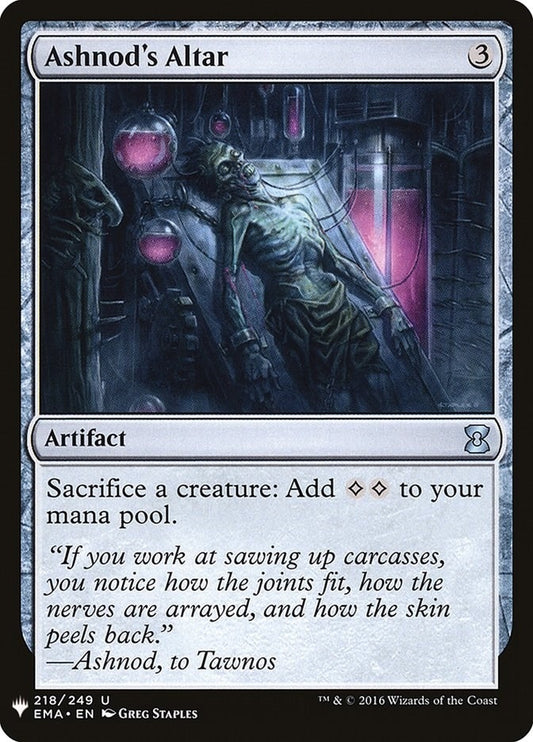 Ashnod's Altar (218) (LIST)