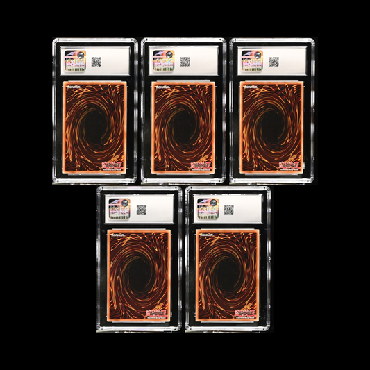 Yu-Gi-Oh! Slab Exodia the Forbidden One Complete Set of 5 Cards LART-EN002-6 CGC 9-7.5 Mint 2018