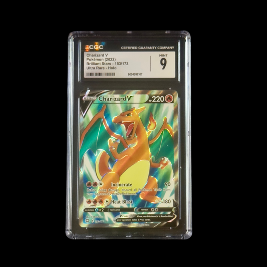 Pokemon Slab Charizard V 153 CGC 9 Mint 2022
