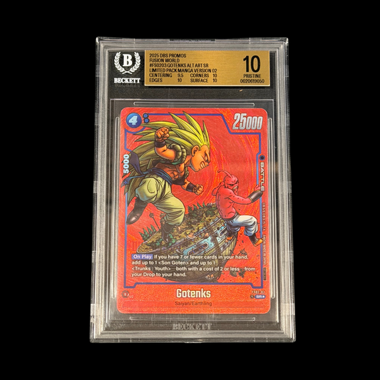 Dragon Ball Super Fusion World Slab Gotenks FS02-03 BGS Pristine 10 2025