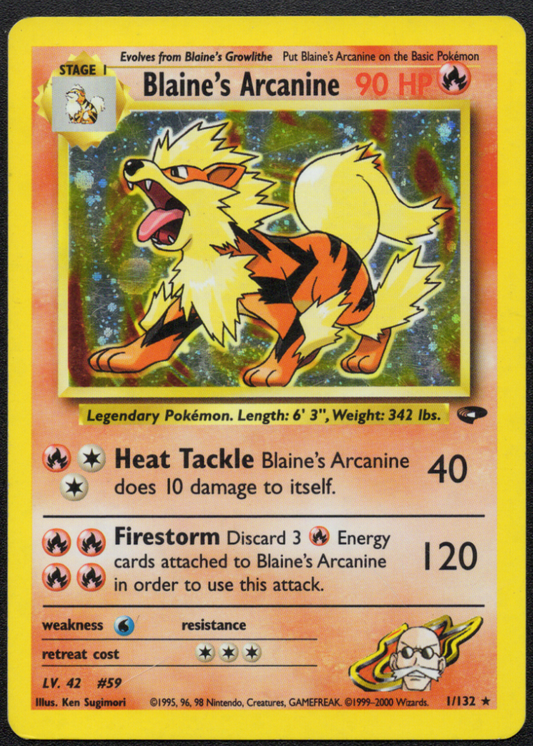Blaine's Arcanine (001/132) (G2)