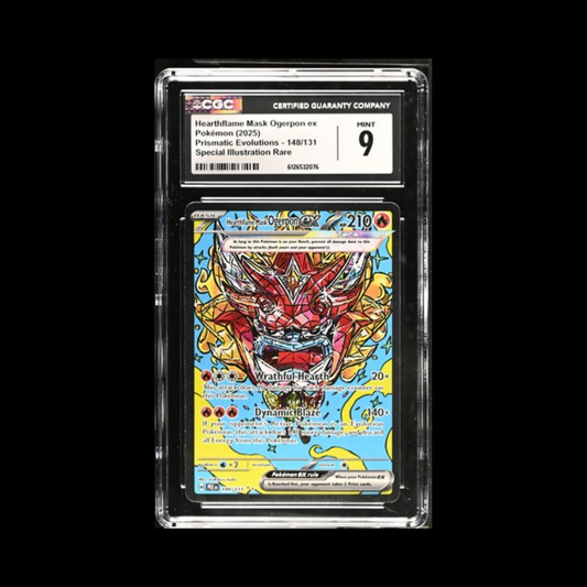 Pokemon Slab Heartflame Mask Ogerpon EX 148 CGC 9 Mint 2025