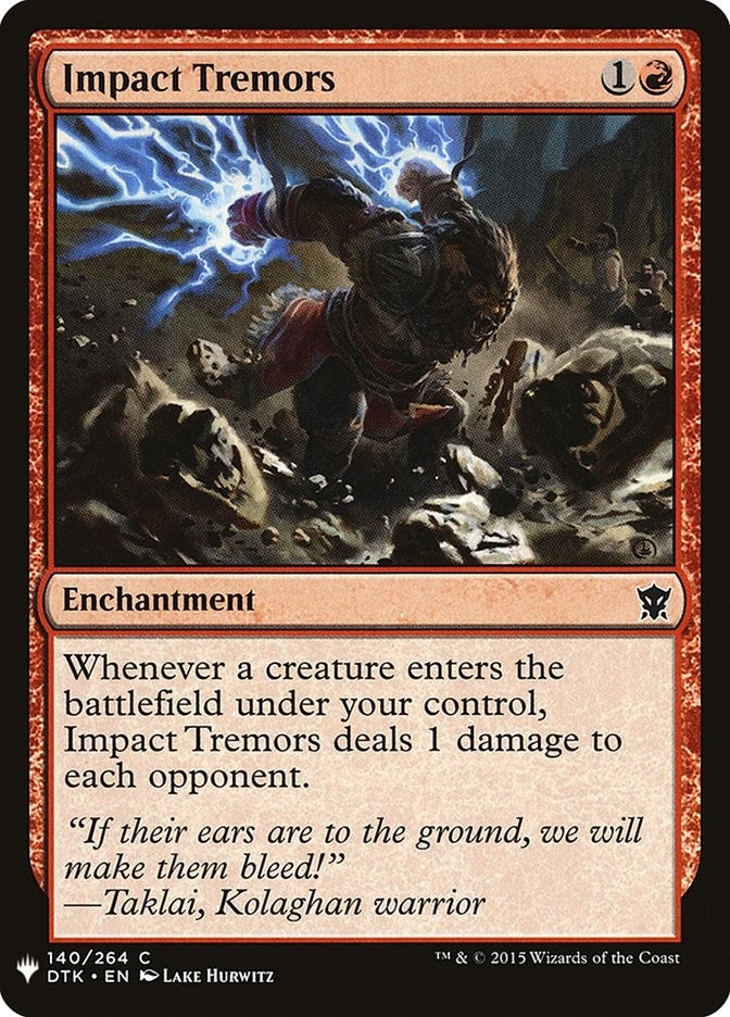 Impact Tremors (DTK) (140) (LIST)
