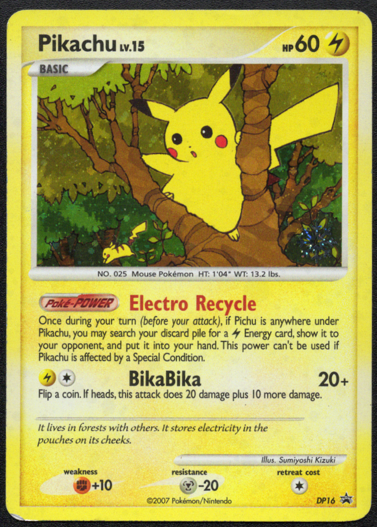 Pikachu - DP16 (DP16) (PR)