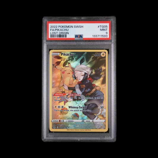 Pokemon Slab Pikachu TG05 PSA 9 MINT 2022