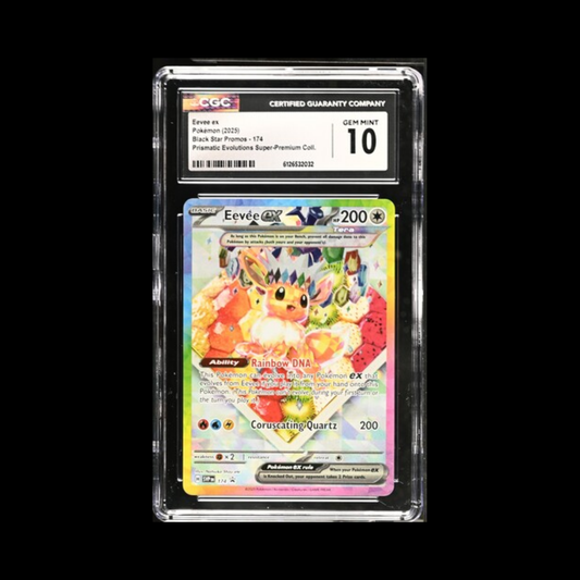 Pokemon Slab Eevee EX 174 CGC 10 Gem 2025