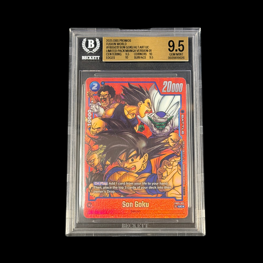 Dragon Ball Super Fusion World Slab Son Goku FB-05-031 BGS 9.5 Mint+ 2025