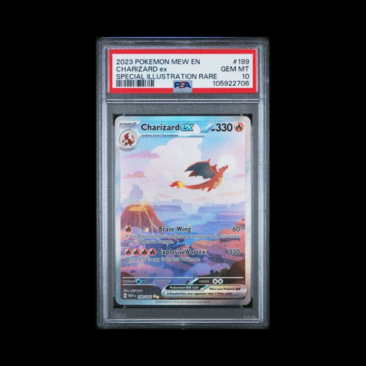 Pokemon Slab Charizard EX 199 PSA 10 Gem 2023