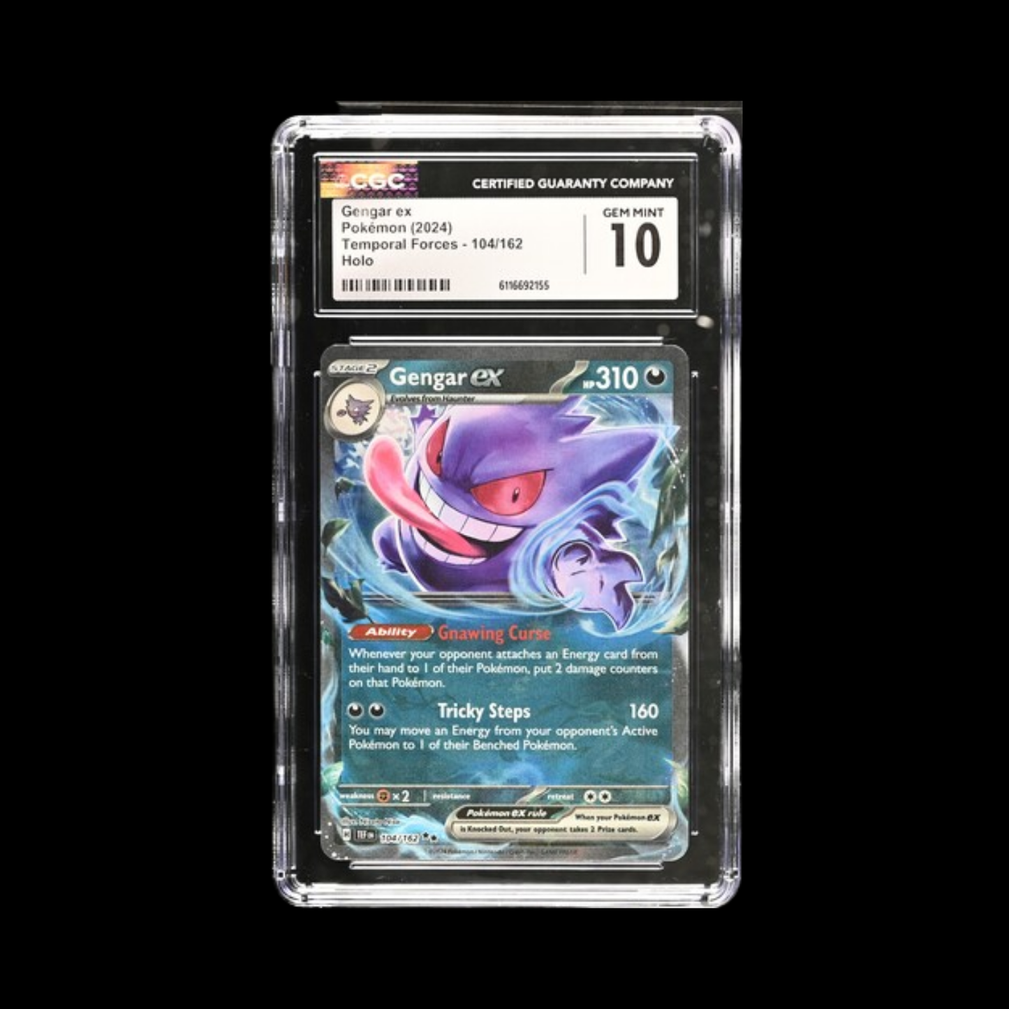 Pokemon Slab Gengar Ex 104 CGC 10 Gem 2024