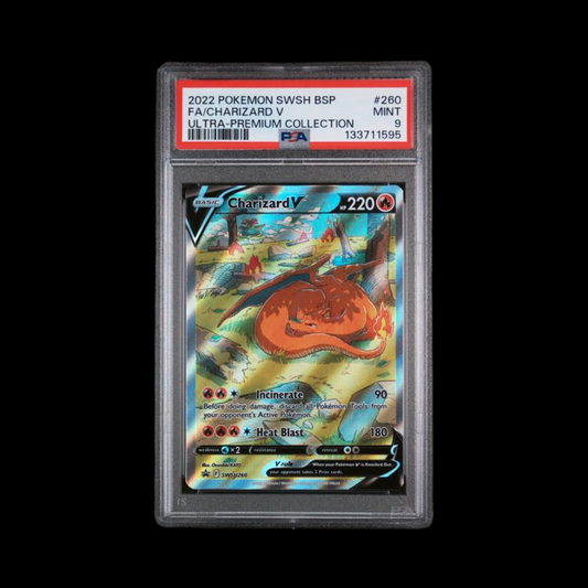 Pokemon Slab Charizard V SWSH260 PSA 9 MINT 2022