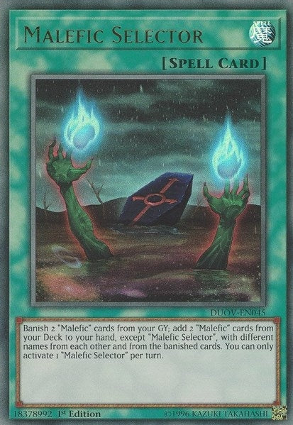 Malefic Selector (DUOV-EN045) (DUOV)