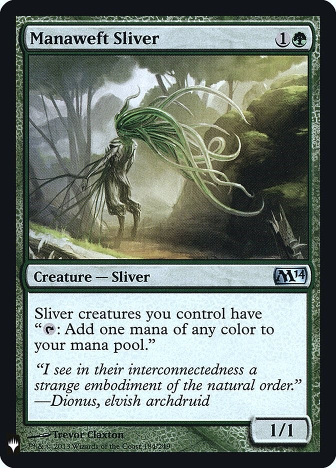 Manaweft Sliver (M14) (184) (LIST)