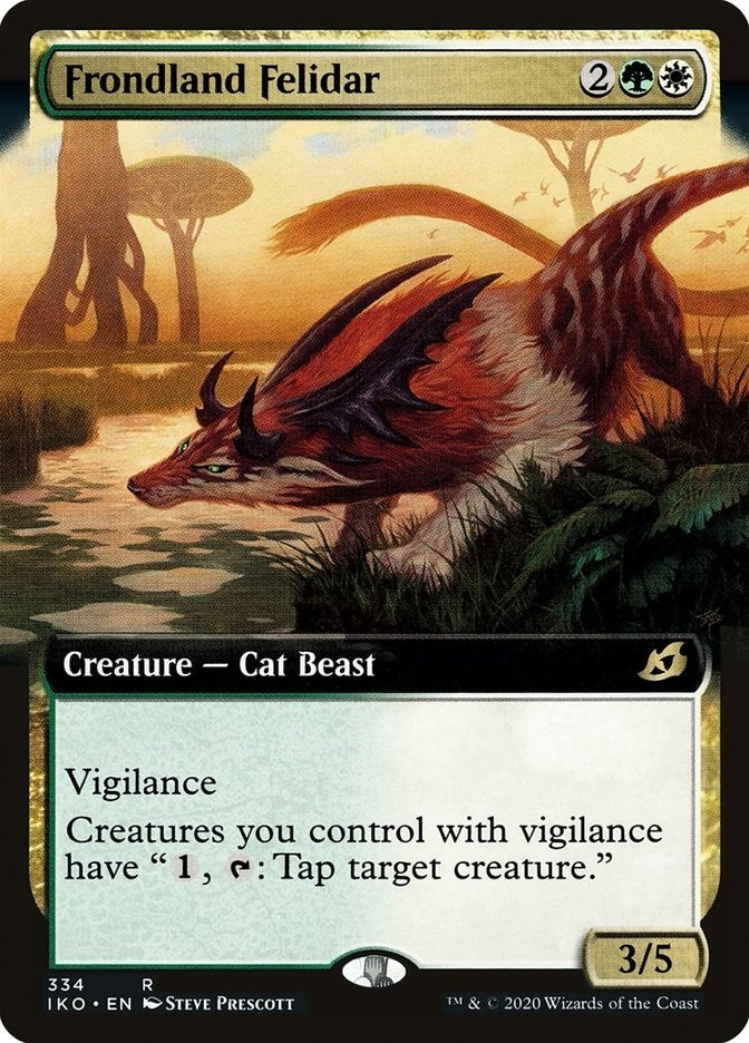 Frondland Felidar (Extended Art) (334) (IKO)