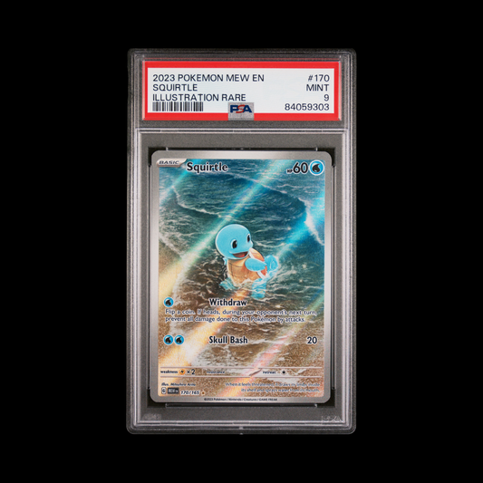 Pokemon Slab Squirtle 170 PSA 9 MINT 2023