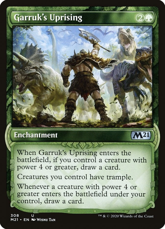 Garruk's Uprising (Showcase) (308) (M21)