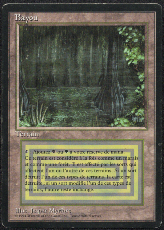 Bayou French Black Border HP #1