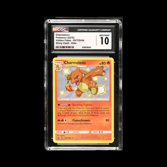 Pokemon Slab Charmeleon SV7 CGC 10 Gem 2019