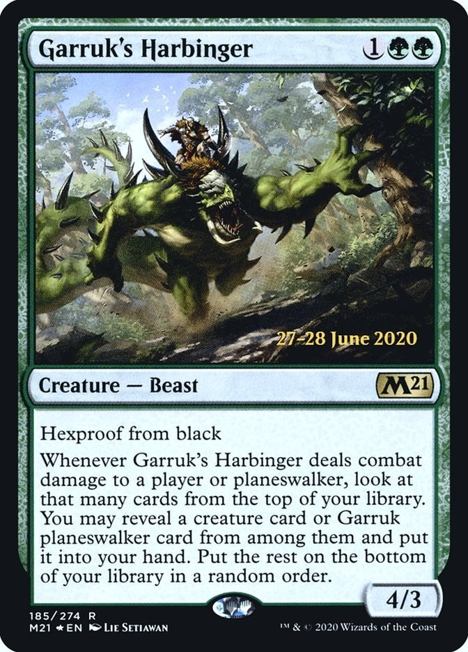 Garruk's Harbinger (185) (PRE)