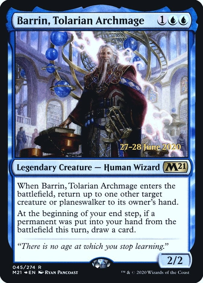 Barrin, Tolarian Archmage (45) (PRE)