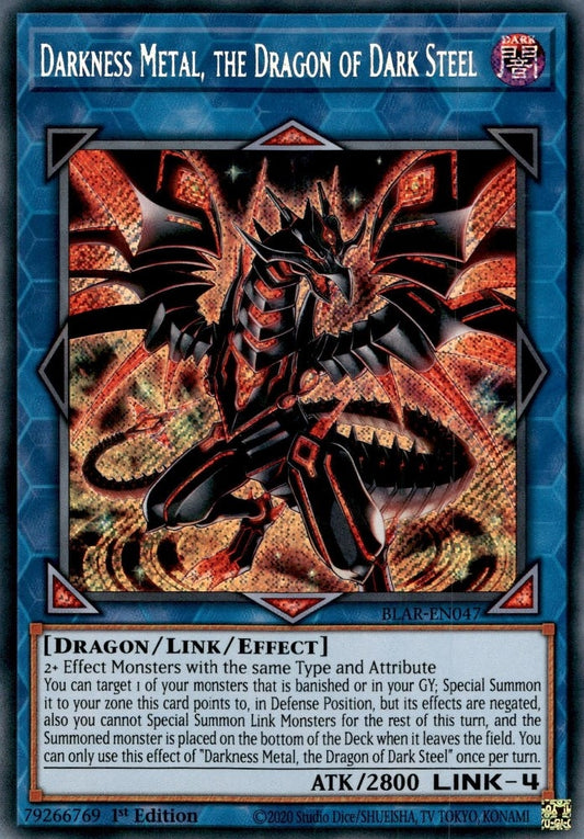 Darkness Metal, the Dragon of Dark Steel (BLAR-EN047) (BLAR)