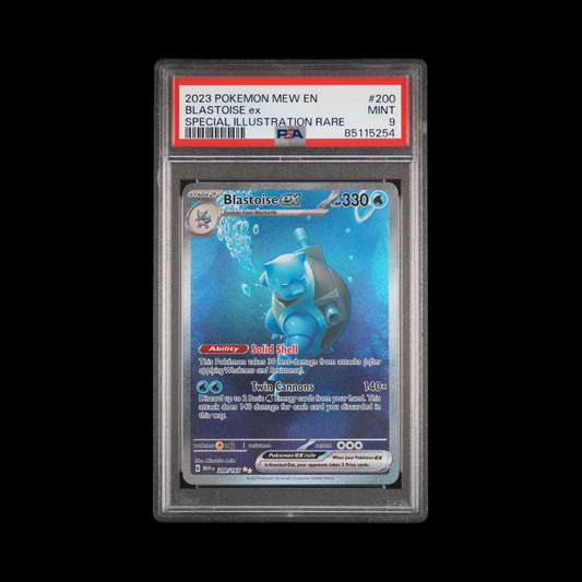 Pokemon Slab Blastoise EX 200 PSA 9 MINT 2023