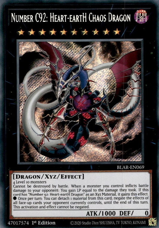 Number C92: Heart-eartH Chaos Dragon (BLAR-EN069) (BLAR)