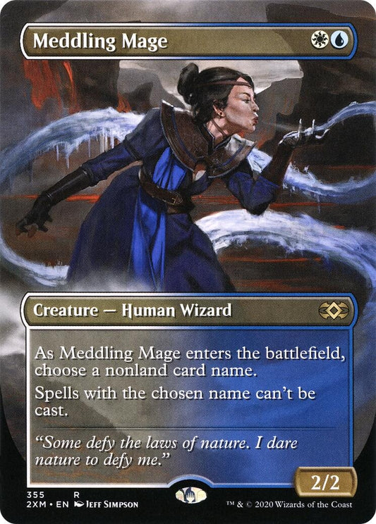 Meddling Mage (Borderless) (355) (2XM)