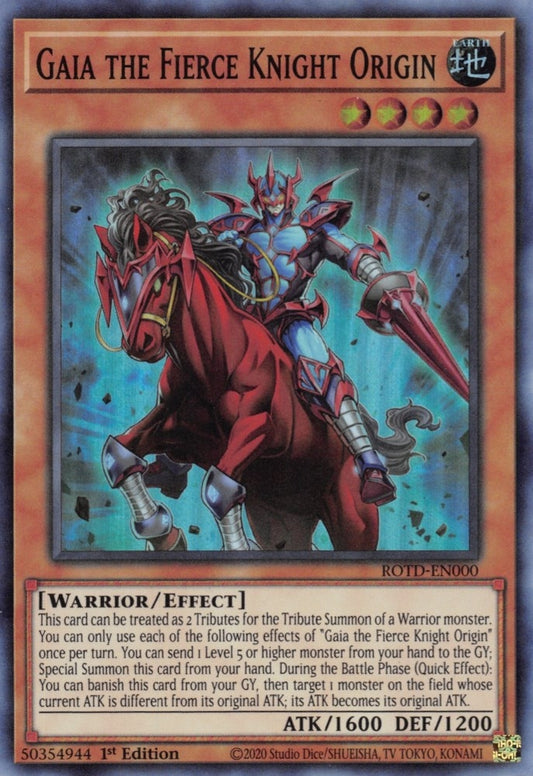 Gaia the Fierce Knight Origin (ROTD-EN000) (ROTD)