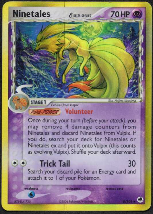 Ninetales (Delta Species) (8/101) (DF)