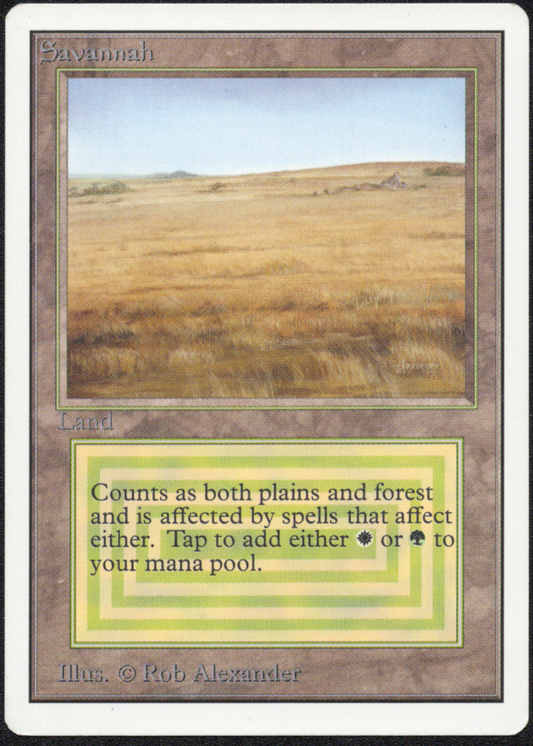 Savannah Unlimited NM-SP (tiny line in middle)