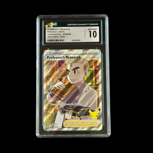 Pokemon Slab Professor's Research 024/025 CGC 10 Gem 2021