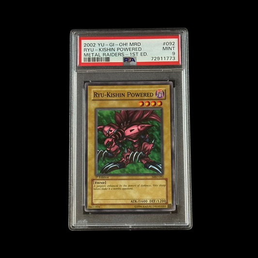 Yu-Gi-Oh! Slab Ryu-Kishin Powered Metal Raiders 1st Edition MRD-092 PSA 9 Mint 2002