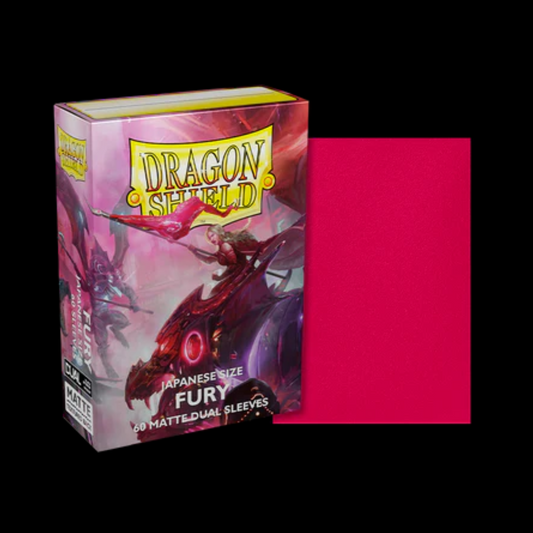 Dragon Shield Japanese Size Fury Matte Dual Sleeves 60x