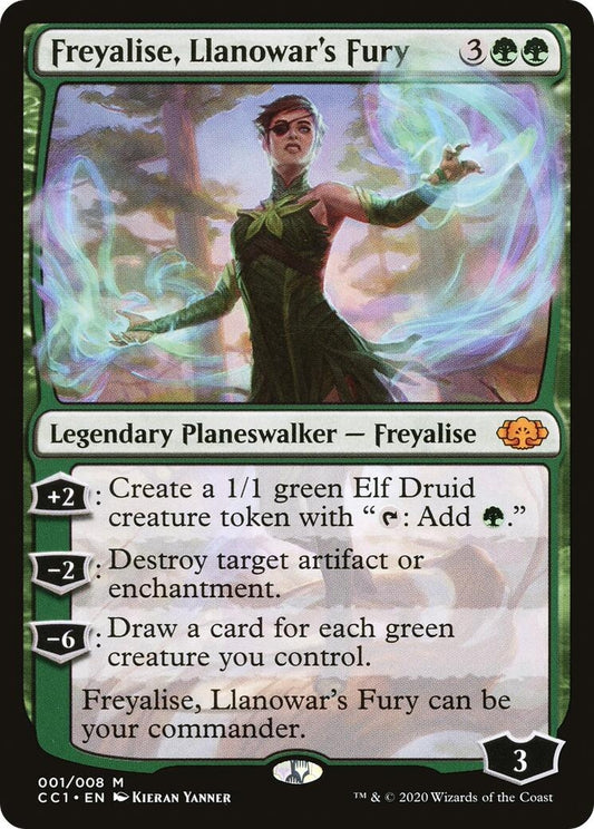 Freyalise, Llanowar's Fury (1) (CC1)