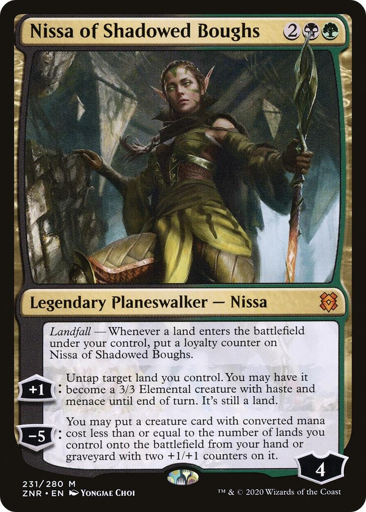Nissa of Shadowed Boughs (231) (ZNR)