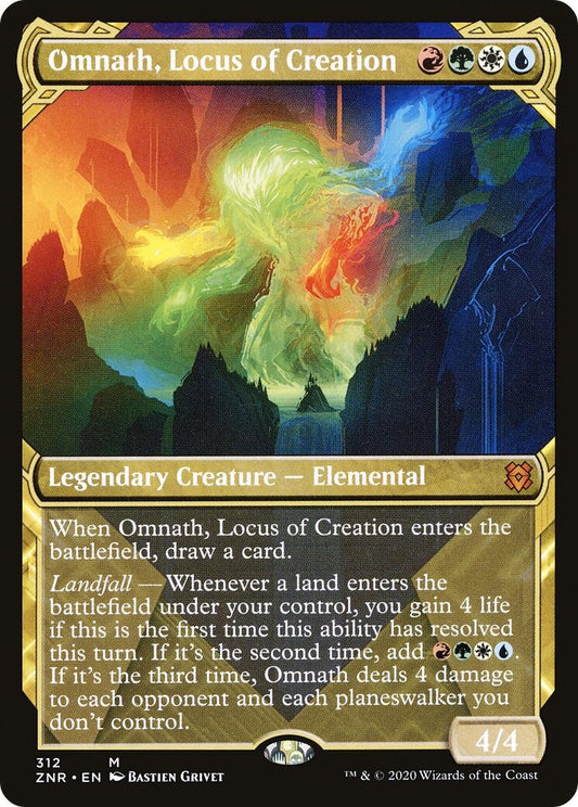 Omnath, Locus of Creation (Showcase) (312) (ZNR)