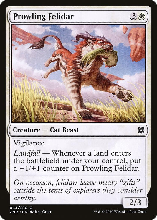 Prowling Felidar (34) (ZNR)