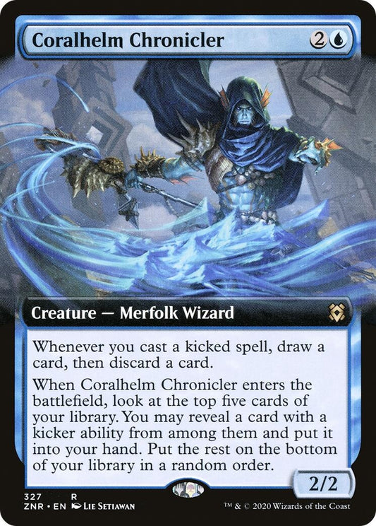 Coralhelm Chronicler (Extended Art) (327) (ZNR)