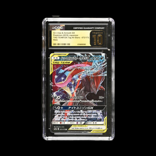 Pokemon JP Slab Greninja & Zoroark Gx 072 CGC Pristine 10 2019