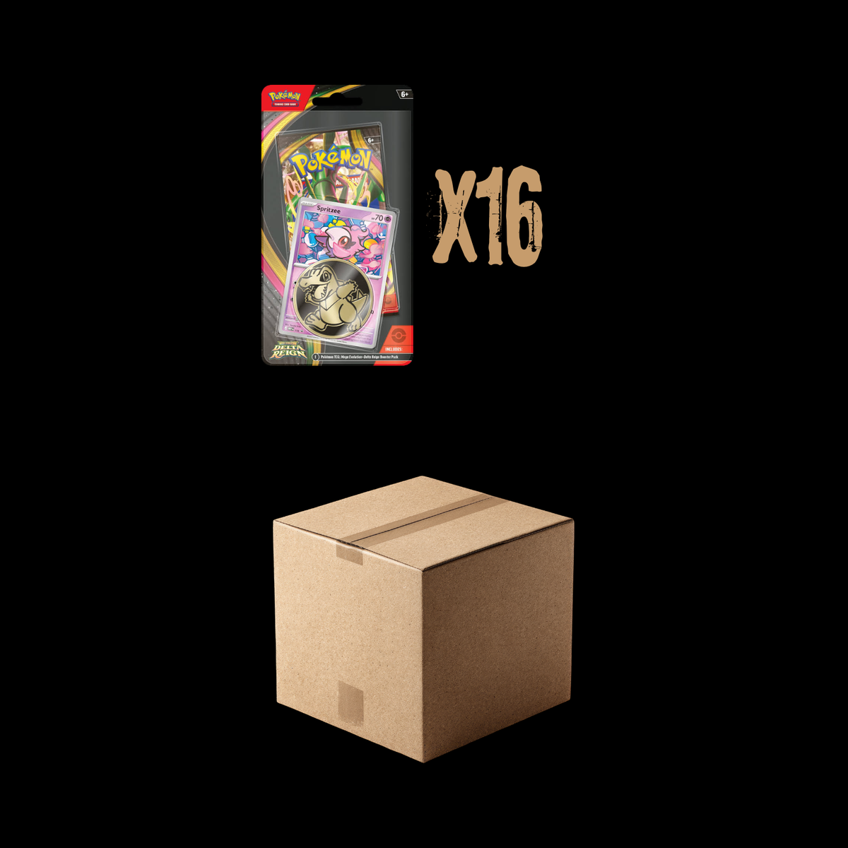 Pokemon Delta Reign 16x Checklane Blister Sealed Case (Ships November 2026)