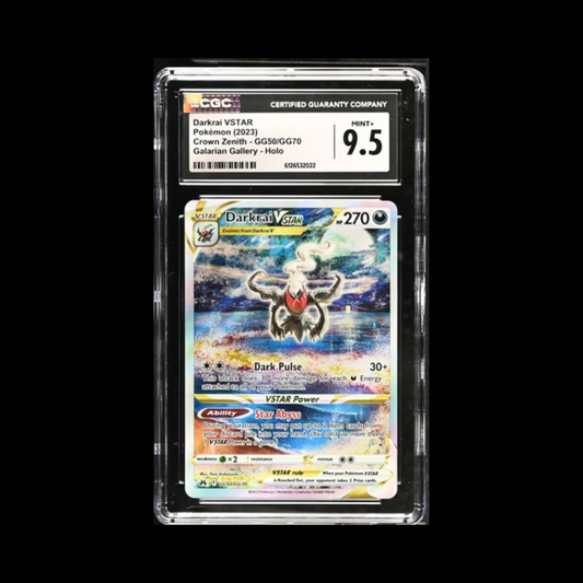 Pokemon Slab Darkrai VSTAR GG50 CGC 9.5 Mint+ 2023