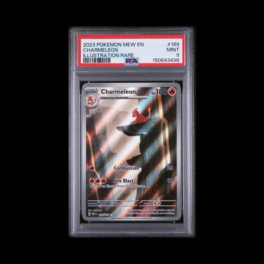 Pokemon Slab Charmeleon MEW EN 169 PSA 9 Mint 2023