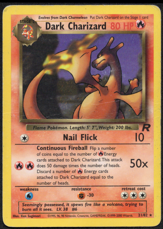 Dark Charizard (21) (21/82) (TR)