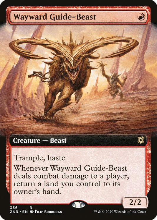 Wayward Guide-Beast (Extended Art) (356) (ZNR)