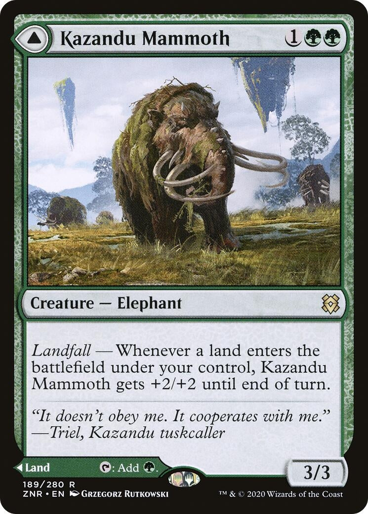 Kazandu Mammoth (189) (ZNR)