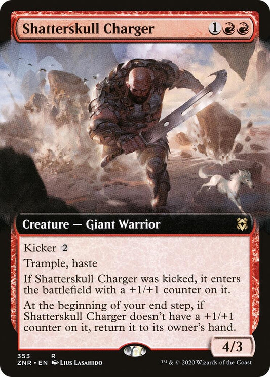 Shatterskull Charger (Extended Art) (353) (ZNR)